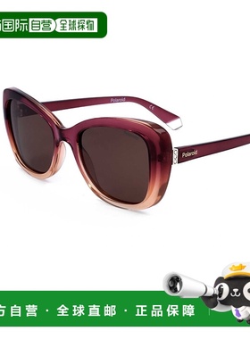 自营 polaroid宝丽来女式53mm紫米色偏光太阳镜PLD4132-s-X-S2N-5