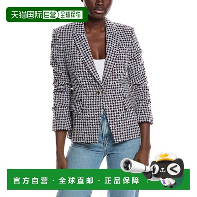 自营Derek Lam 10 Crosby Ralph褶边袖夹克-棕色 美国奥莱直发