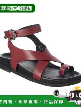 自营Free People Anya Criss Cross Leather Sandal - red 美国奥