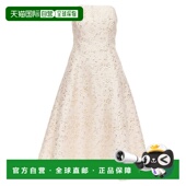 Ted Baker Tux 自营 Langley醋酸酯混纺金色提花无肩带连衣裙 粉