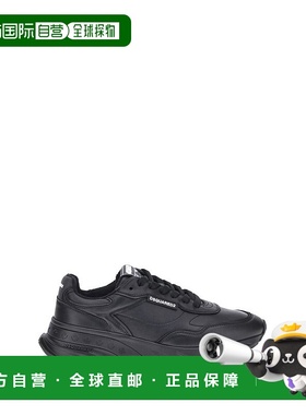 自营Dsquared2Sprinter男式运动鞋-黑色 美国奥莱直发