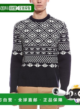 自营Bogner Lucian Wool-Blend Crewneck Sweater - black 美国奥