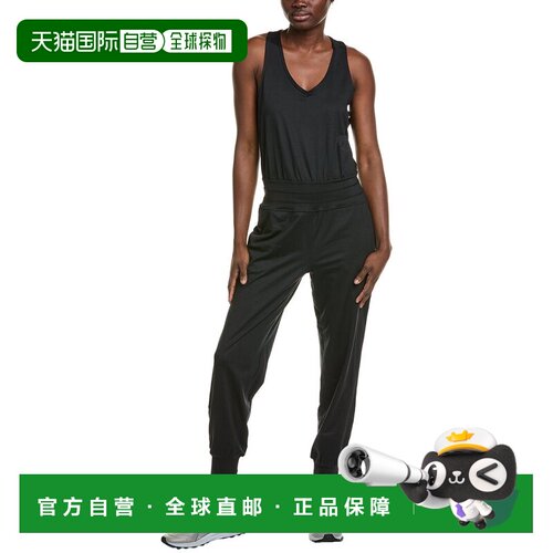 自营Sweaty Betty Gaia Yoga Jumpsuit - black 美国奥莱直发连体
