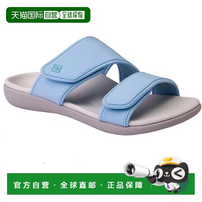 自营Spenco Kholo Nuevo凉鞋女式蓝色防滑拱形支撑滑梯JZZ1233-蓝