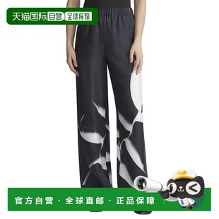 自营Lafayette 148 New York Riverside Silk Pant - black 美国