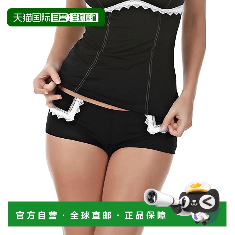 自营 jezebel性感蕾丝镶边男童短裤黑色-黑色 美国奥莱直发