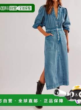 自营free people疯狂爱情牛仔迷笛裙在Skyfall-Skyfall 美国奥莱