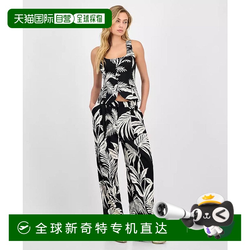 1h可退 【美国直邮】guess 女士 休闲裤亚麻