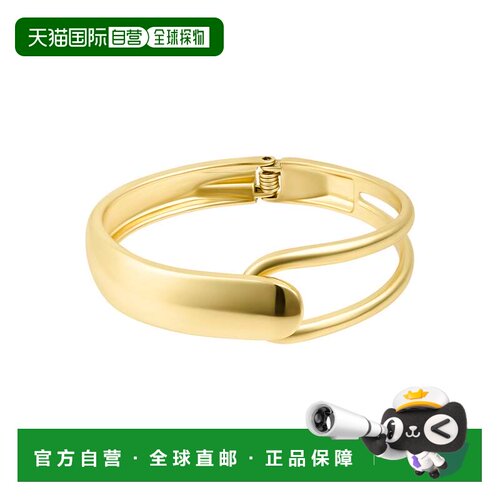 自营adorniaGold Plated Overlapping Open Cuff - gold 美国奥莱