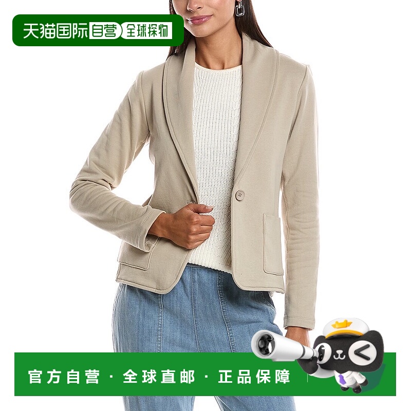 自营James Perse Shawl领式运动夹克-棕褐色 美国奥莱直发
