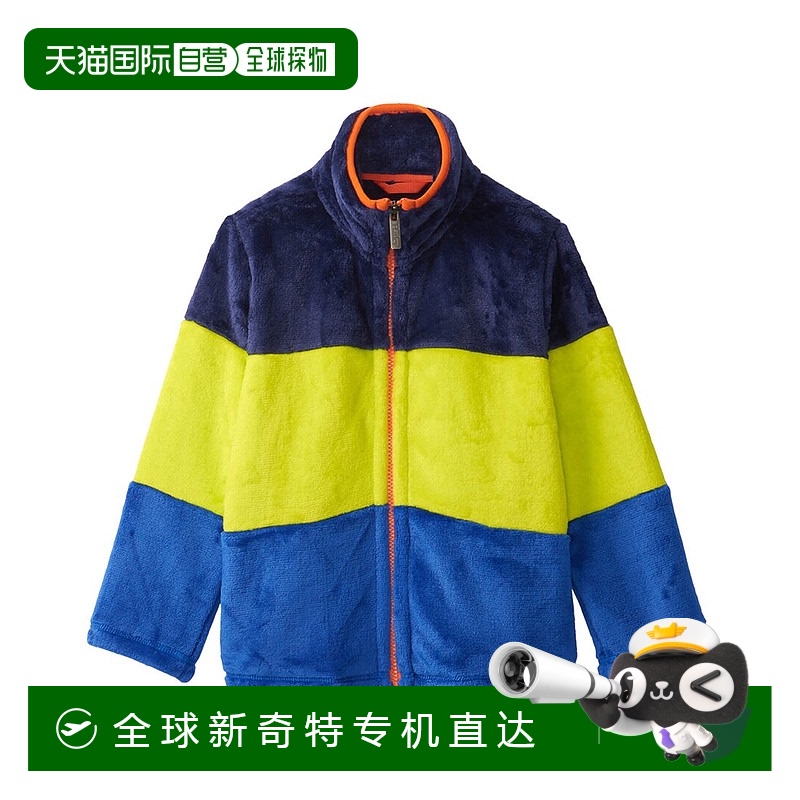 自營(yíng)Hatley 彩色拼接毛絨拉鏈衫 - 黑色 【美國(guó)奧萊】直發(fā)