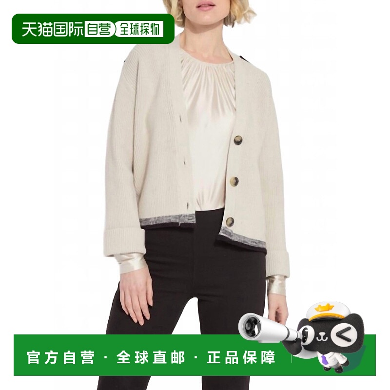 自营lysseLilith Cardigan Sweater In Lt Pewter - lt pewter 美