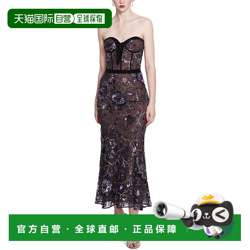 自营 Marchesa Notte 连衣裙 - 蓝色 美国奥莱直发