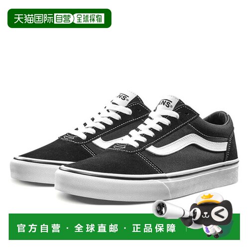 自营Vans Ward VN0A36EMC4R运动鞋男士黑色绒面革滑板鞋MEW2303-
