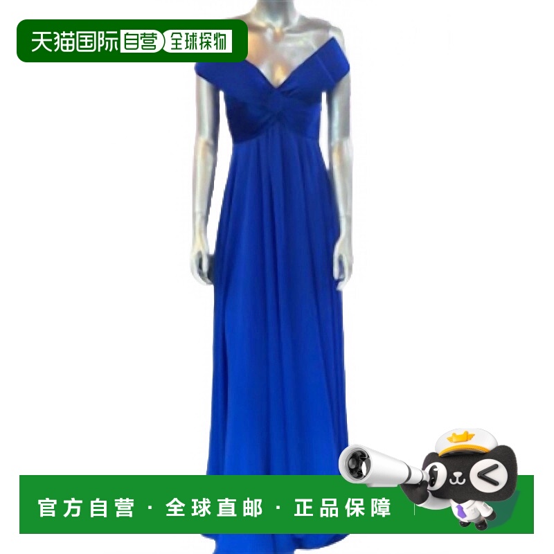自营jovaniWomen's Bow Gown In Royal Blue - royal blue 美国奥