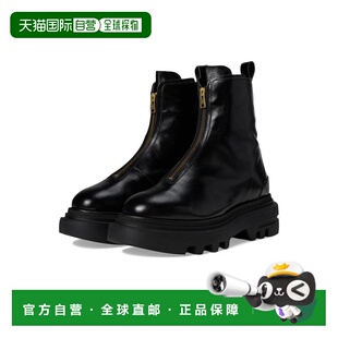 1h可退 【美国直邮】all saints 女士 靴子经典拉链 正品保暖 舒