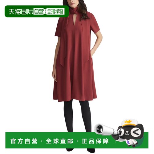 自营Lafayette 148 New York shifte连衣裙-红色 美国奥莱直发