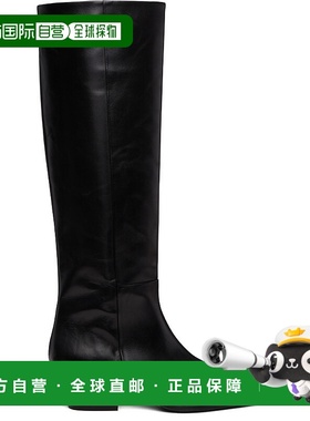 1h可退 香港直邮潮奢 aeyde 女士 黑色 Medea 高筒靴 A11KB061900