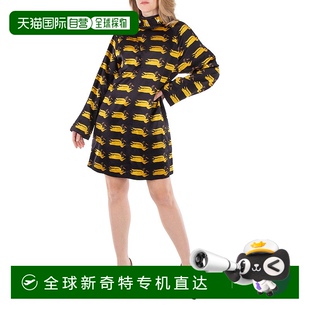 Burberry鸭印花丝绸迷你裙 自营 品牌尺码 梨形ip 美国尺码