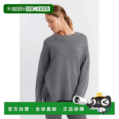 自营chinti & parkerGrey-Melange Pure Cashmere Crew Neck Swea