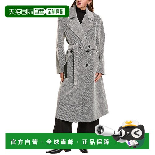 自营Proenza Schouler White Label Ronan Wool-Blend Coat - whi