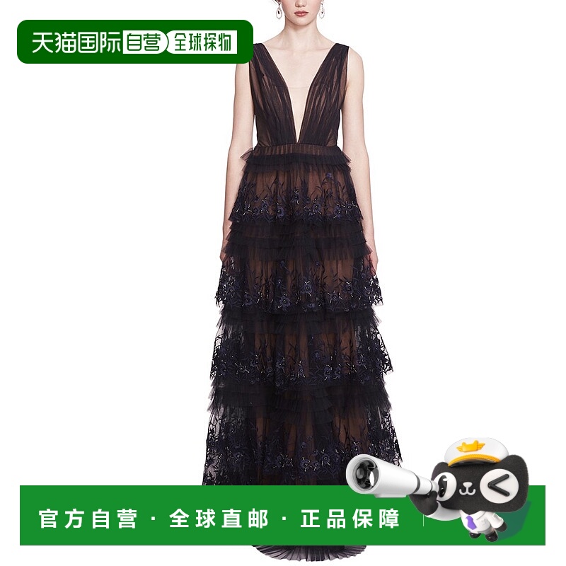 自营Marchesa Notte Gown - blue 美国奥莱直发