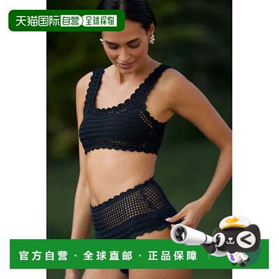 自营beach riotWyatt比基尼泳裤-黑色 美国奥莱直发