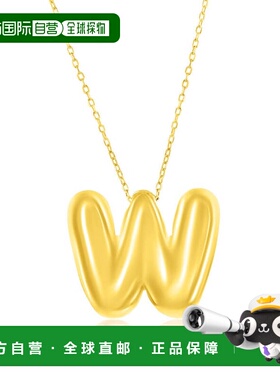 自营simonaSterling Silver, Bubble 'I' Initial Necklace - Gol