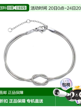 自营adorniaTarnish Resistant Silver Plated Knotted Rope Chai