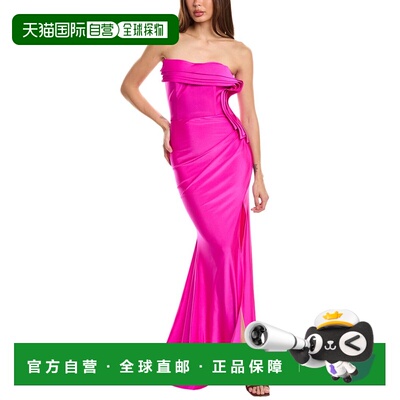 自营issue new york发行纽约礼服-热粉色 美国奥莱直发