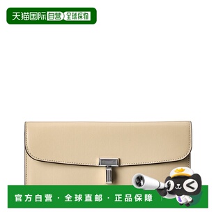 Fold bei 自营TOTEME Lock Continental Wallet Leather Over