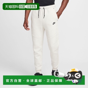 NIKE beige TECH JOGGERS 美国奥莱直发耐克 FLEECE 自营MENS