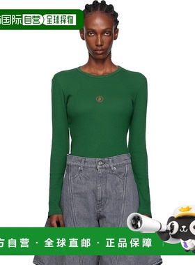 1h可退 香港直邮潮奢 J.W. Anderson 女士 绿色 Anchor Embroider