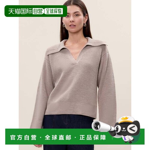 自营rebecca taylorKiselle针织毛衣-驼色 美国奥莱直发
