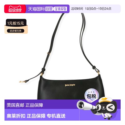 自营Palm Angels Womens Black/Gold Handbag - black/gold 美国