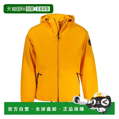 自营Napapijri  Polyester Men's Jacket - orange 美国奥莱直发