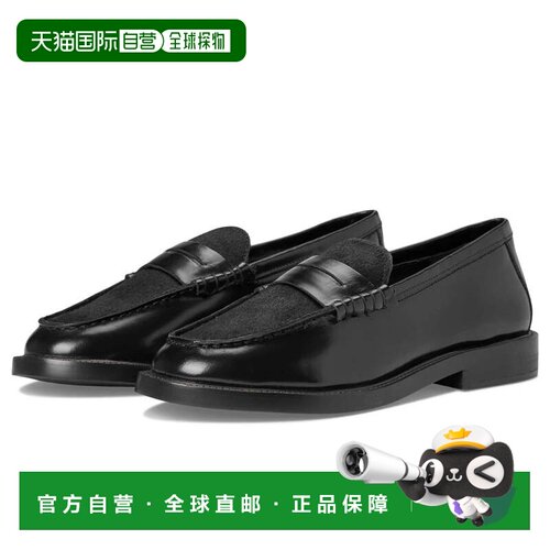 自营Steve Madden Madison Penny Loafers女士黑色拖鞋鞋ZOGG3575