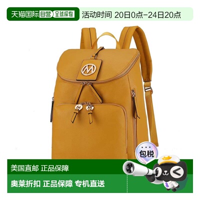 自营mia k collectionAngela Large Backpack Vegan Leather by M
