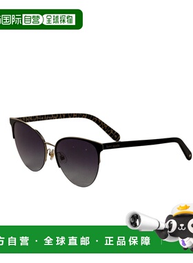 自营 Kate Spade女式57毫米黑色太阳镜-黑灰色 美国奥莱直发