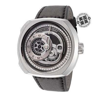 SevenFriday Men's Q1-03 Q-Series 47.6 Automatic Watch blac