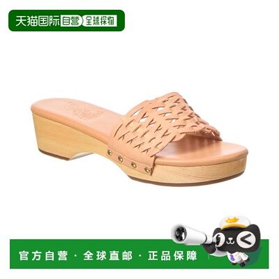 自营 ancient greek sandals古希腊凉鞋开放式编织皮革布-棕色 美