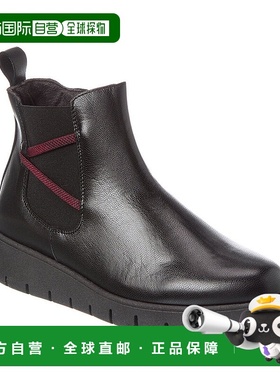 自营Eric Michael Harper 短皮靴 -  黑色 女靴美国直发奥莱