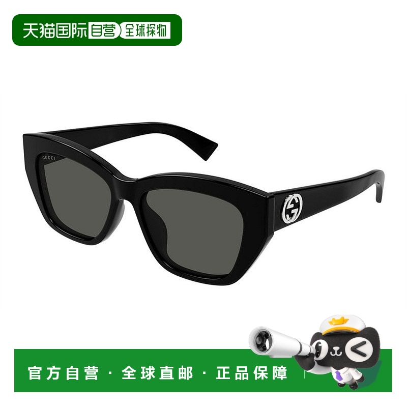 1h可退 香港直邮潮奢 Gucci 古驰 女士 GG1844SA 001 太阳镜 GG18