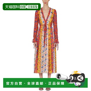 Neck Midi 自营 pink Herrera Dress 美国奥莱直发 Carolina