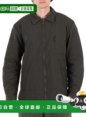 自营 Rains绗缝尼龙衬里套衫-绿色 美国奥莱直发长袖外套