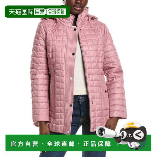 自营London Fog Medium Quilt Coat - Gray 夹克美国直发奥莱