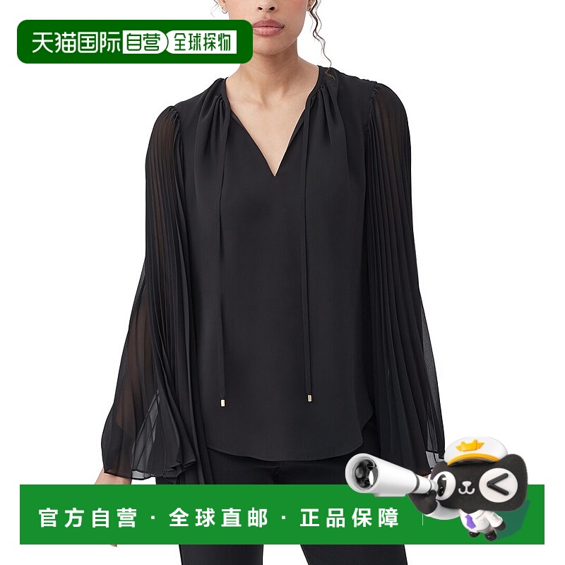 自营Trina Turk Golden Root Top - black 美国奥莱直发