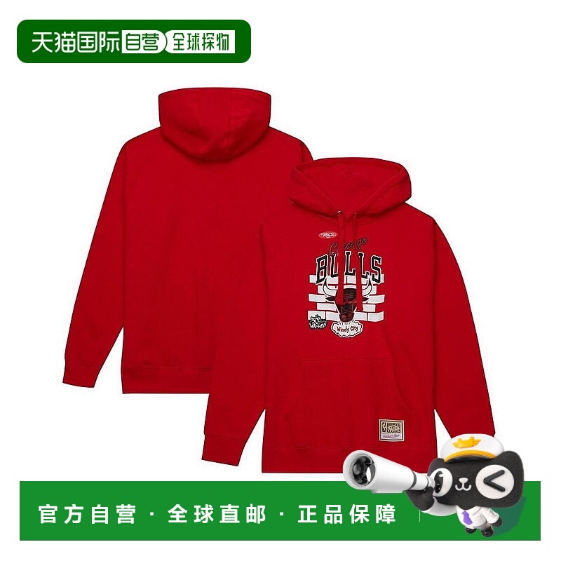 1h可退 【美国直邮】Mitchell Ness 男士 x Tats Cru 红色芝加哥