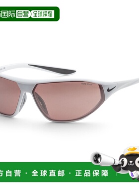 自营 Nike 男式 65 毫米白色太阳镜 DQ0992-100 - 白色 美国奥莱