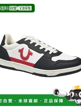 自营True Religion 男款 Arthur Court 运动鞋 - 白色黑色 美国奥